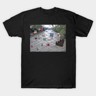 Locks above River T-Shirt